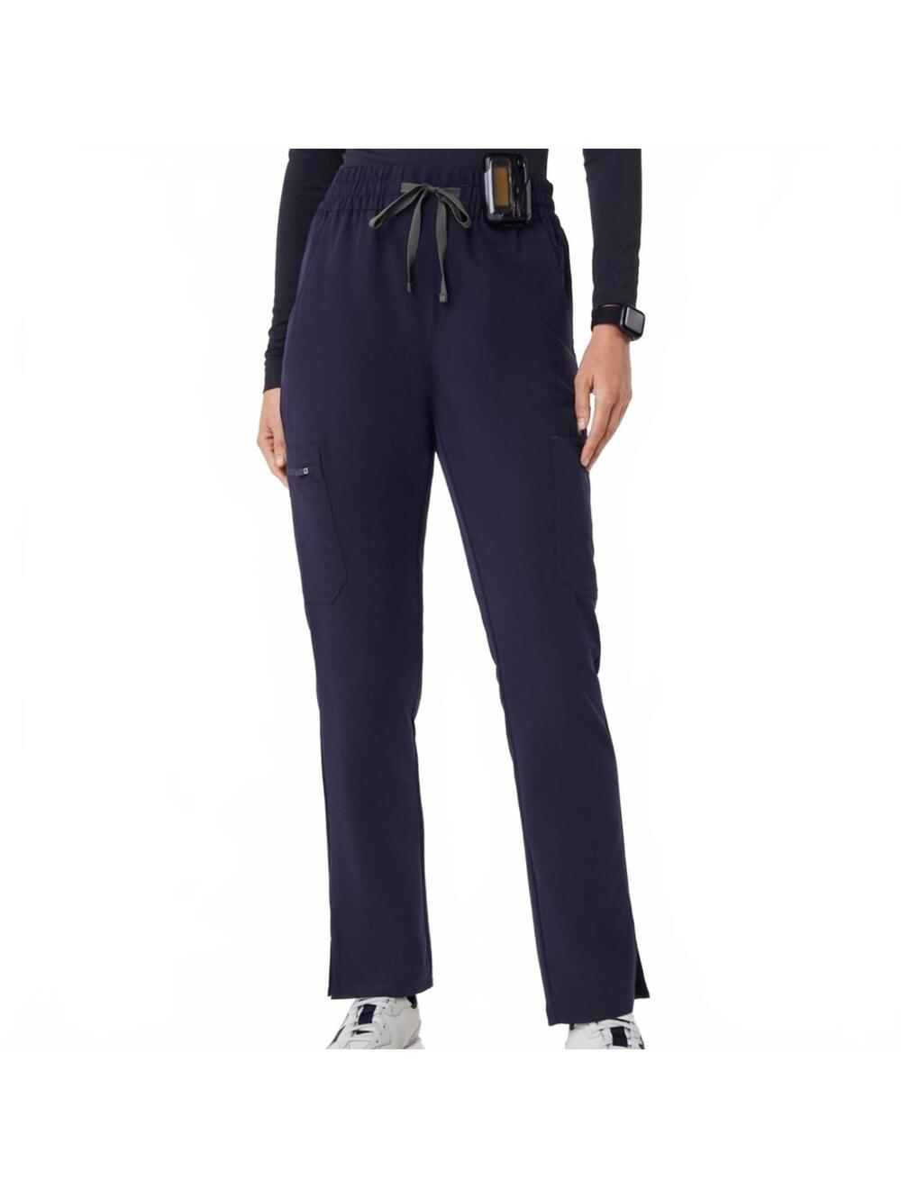 Figs Dowa Scrub Pants High Waisted Navy Blue Women's Size Small Tall S/T